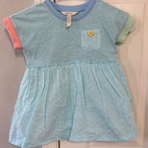 Matilda Jane Blue and Pink Short Sleeve Tee size 6